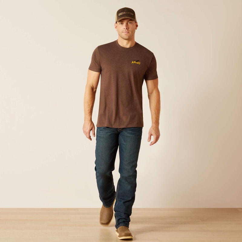 Ariat Bison Sketch Shield T-Shirt