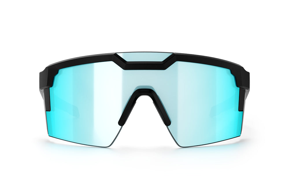 Future Tech Sunglasses: Black Frame Arctic Chrome Z87+