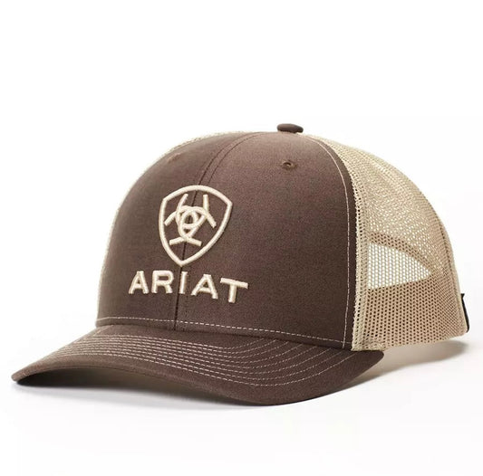 R112 SHIELD CAP IN BROWN BY ARIAT