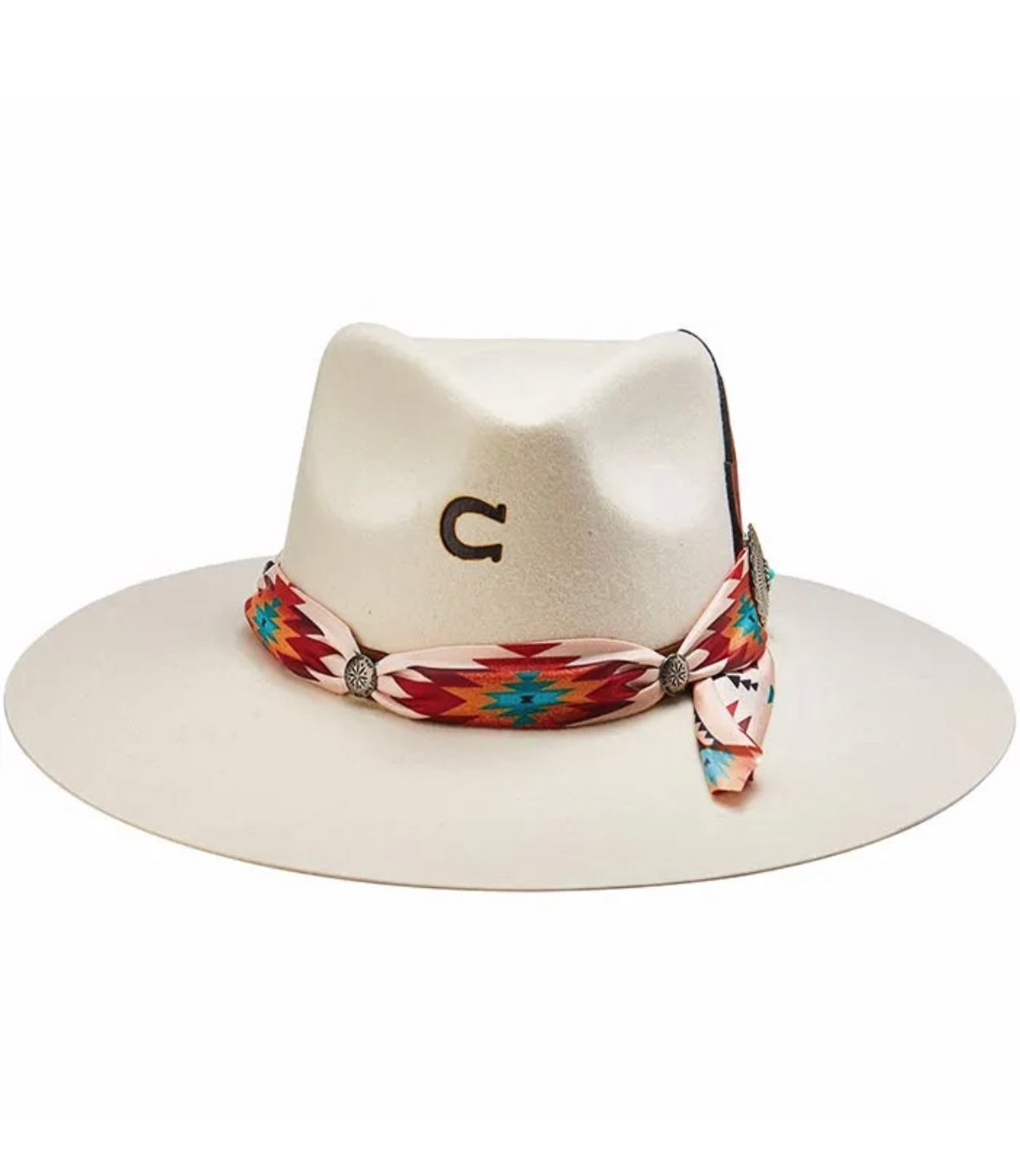 Charlie 1 Horse Navajo Felt Ivory