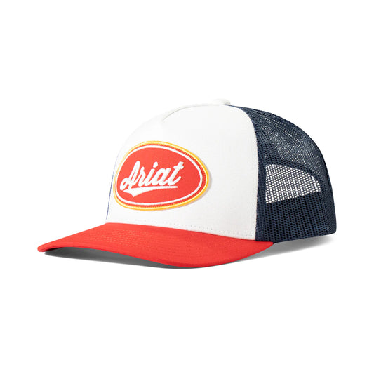 Ariat Oval Patch White Navy Cap