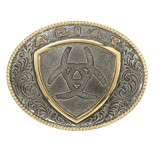 Ariat Logo Shield Oval Buckle