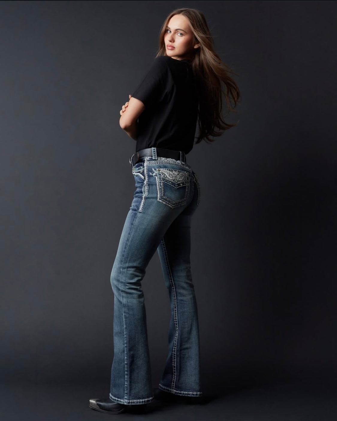 Women's Embellished Bootcut Jeans
