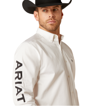 Ariat Mens Team Logo Twill Classic Fit Shirt