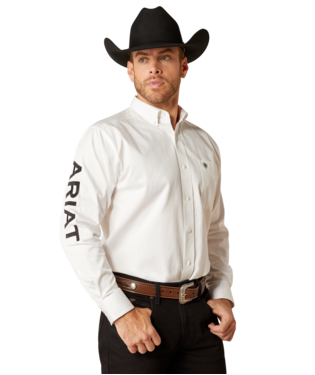 Ariat Mens Team Logo Twill Classic Fit Shirt