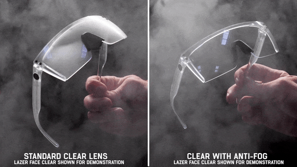 Future Tech Sunglasses: Black Frame Anti Fog Black Lens Z87+
