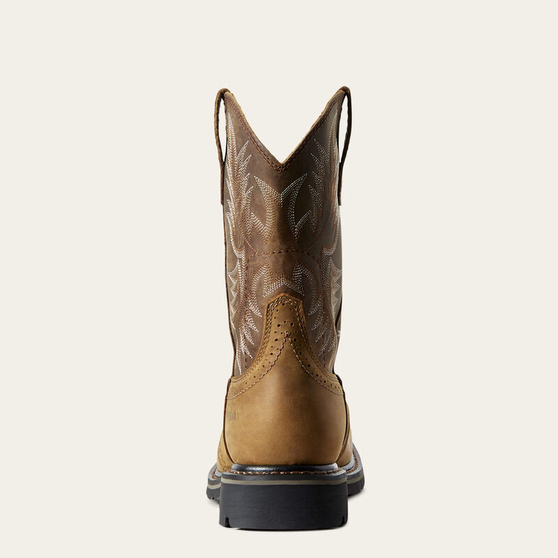 Bota de trabajo Sierra con punta cuadrada ancha 