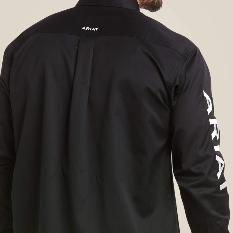 Camisa clásica de sarga con logotipo del equipo