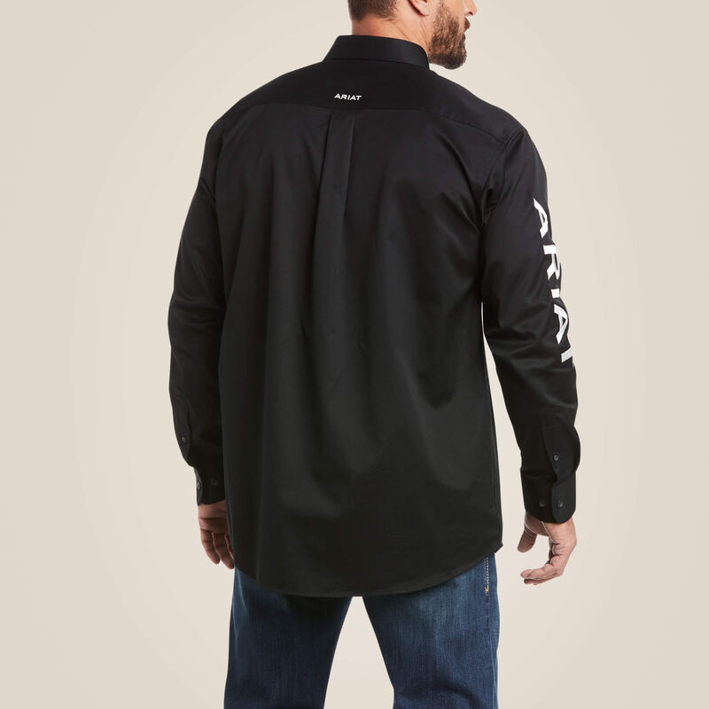 Camisa clásica de sarga con logotipo del equipo