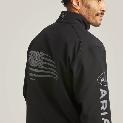 MNS Logo 2.0 Patriot Softshell Water Resistant Jacket