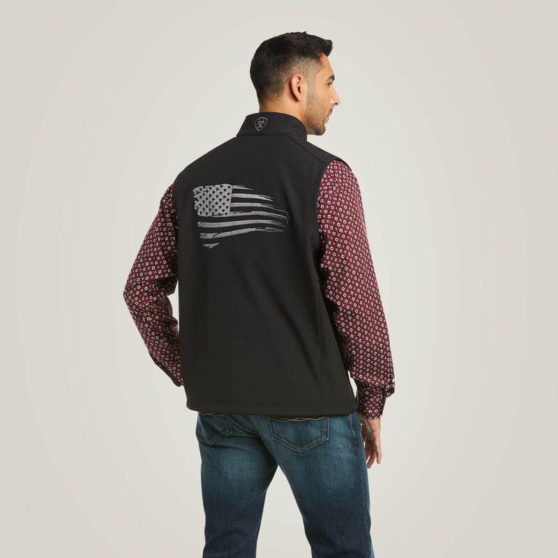 Ariat Men's Logo 2.0 Patriot Softshell Vest