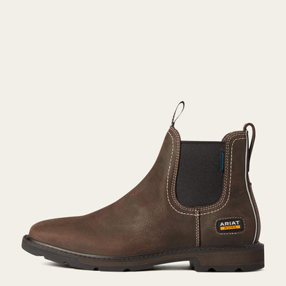 Groundbreaker Chelsea Wide Square Toe Waterproof Work Boot