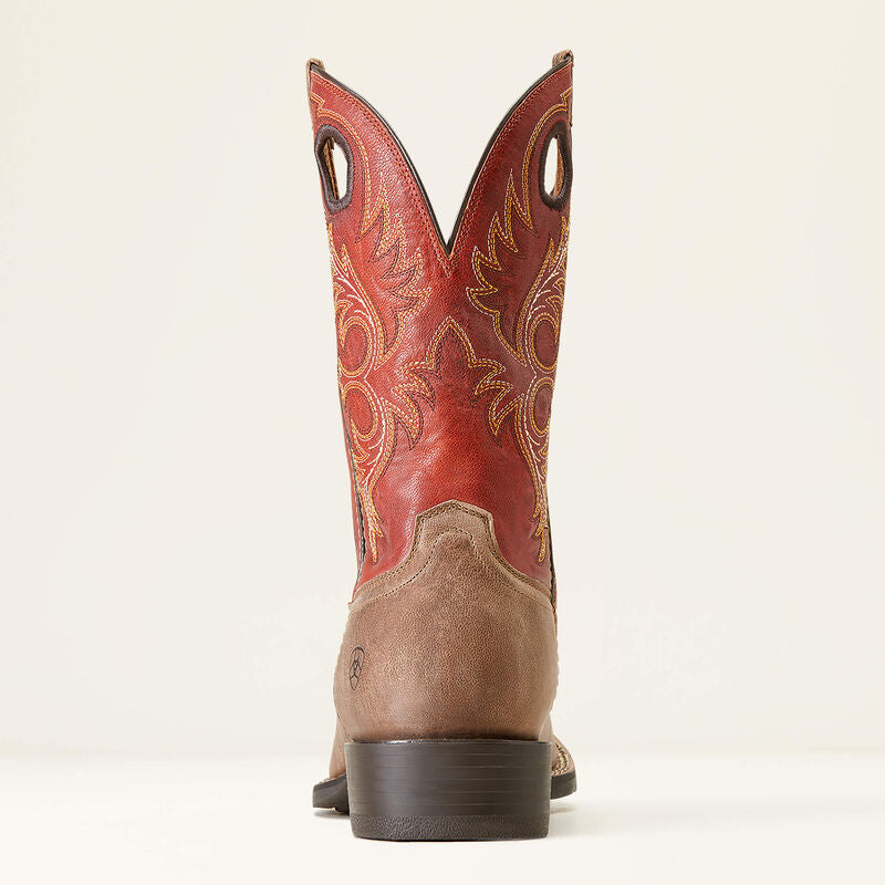 Bota deportiva de rodeo estilo western 
