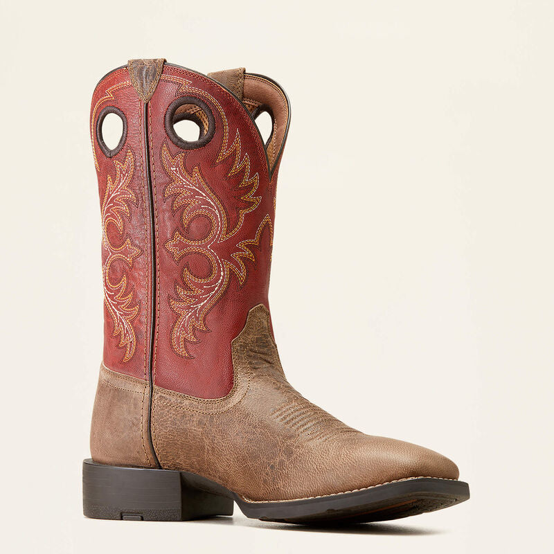Bota deportiva de rodeo estilo western 
