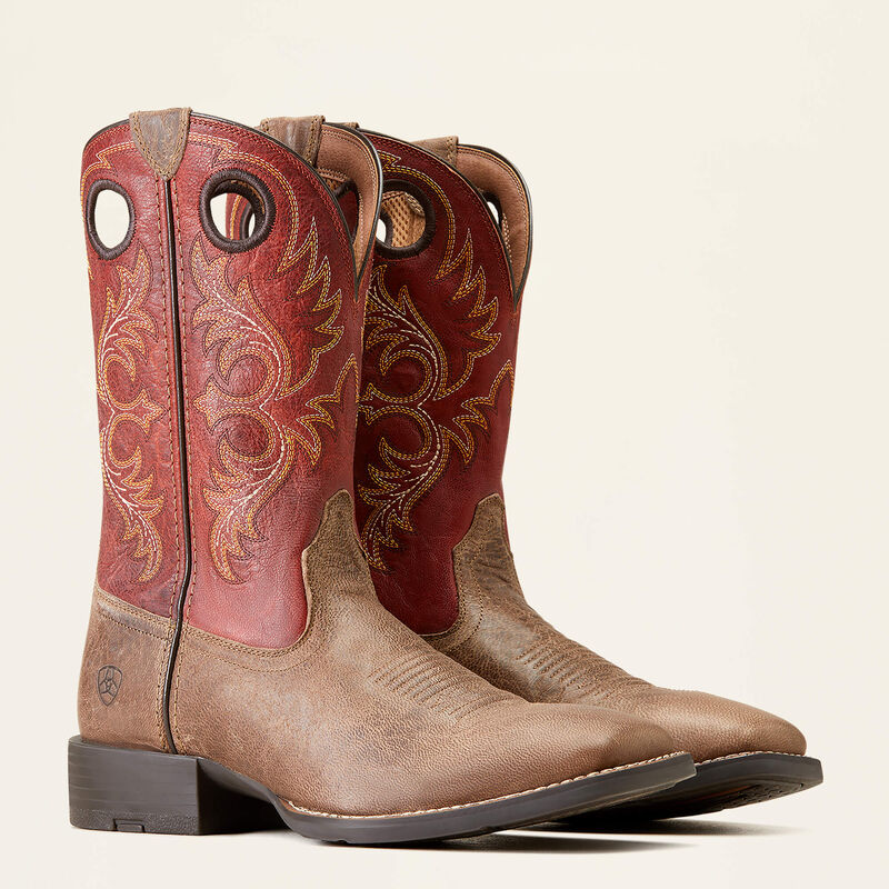 Bota deportiva de rodeo estilo western 