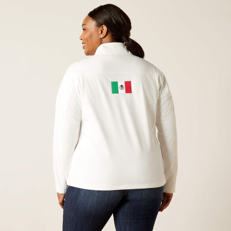 Chamarra Softshell Resistente al Agua del Equipo Clásico México
