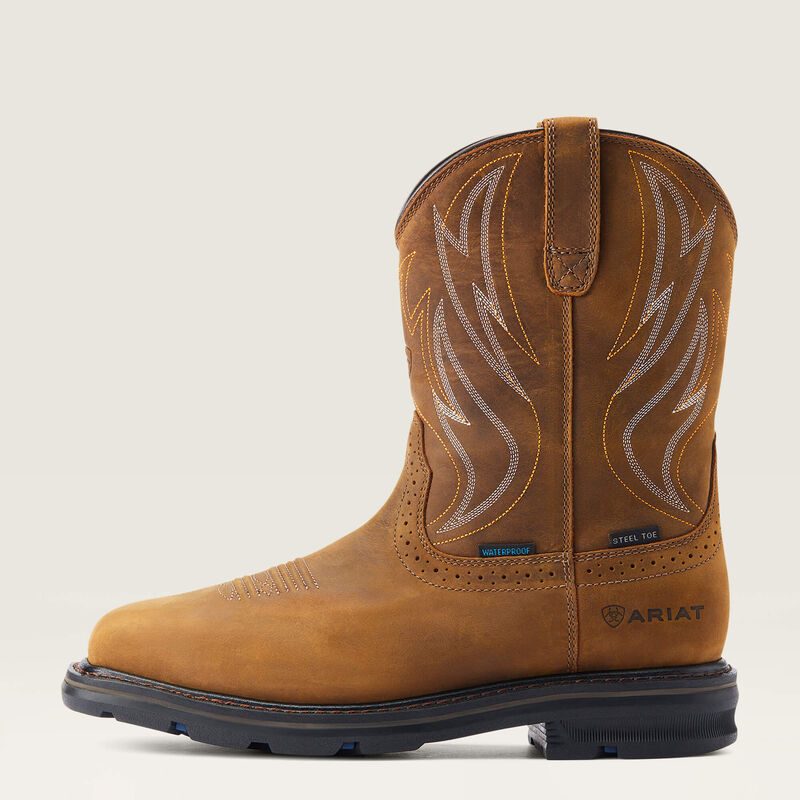 Bota de trabajo con punta de acero impermeable Sierra Shock Shield 