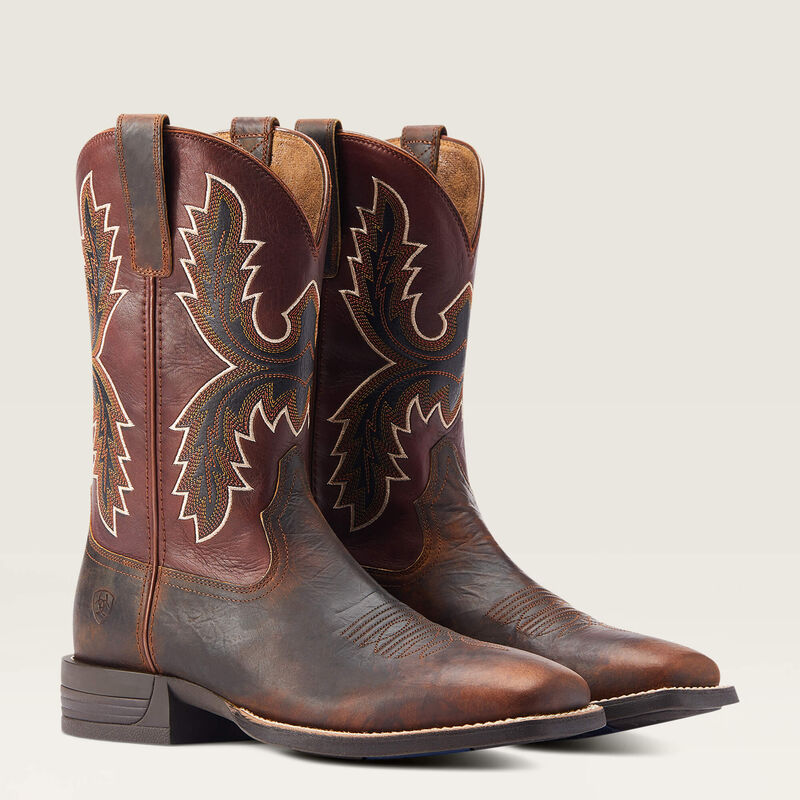 Bota vaquera con ventana de pago 