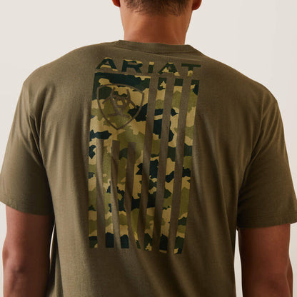 Ariat Tonal Camo Flag T-Shirt