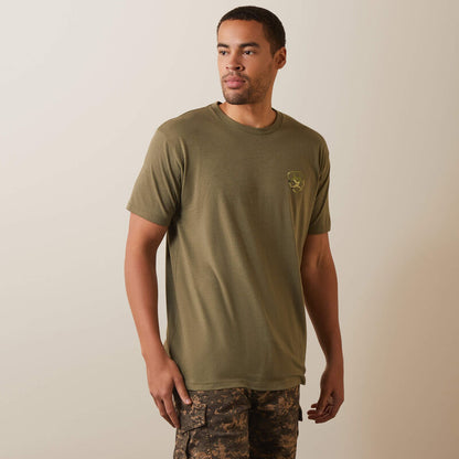 Ariat Tonal Camo Flag T-Shirt