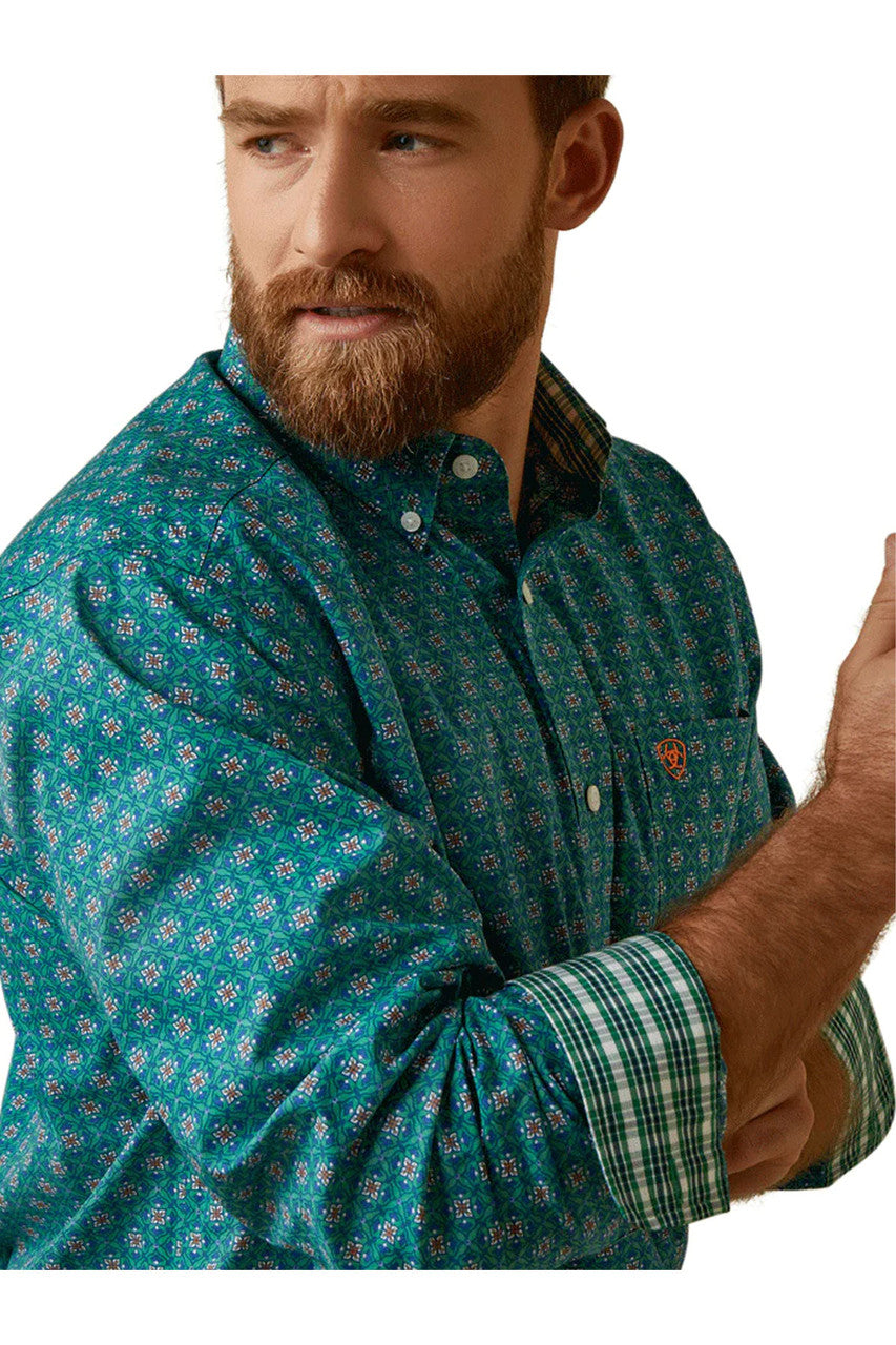 Camisa clásica Fuller sin arrugas 