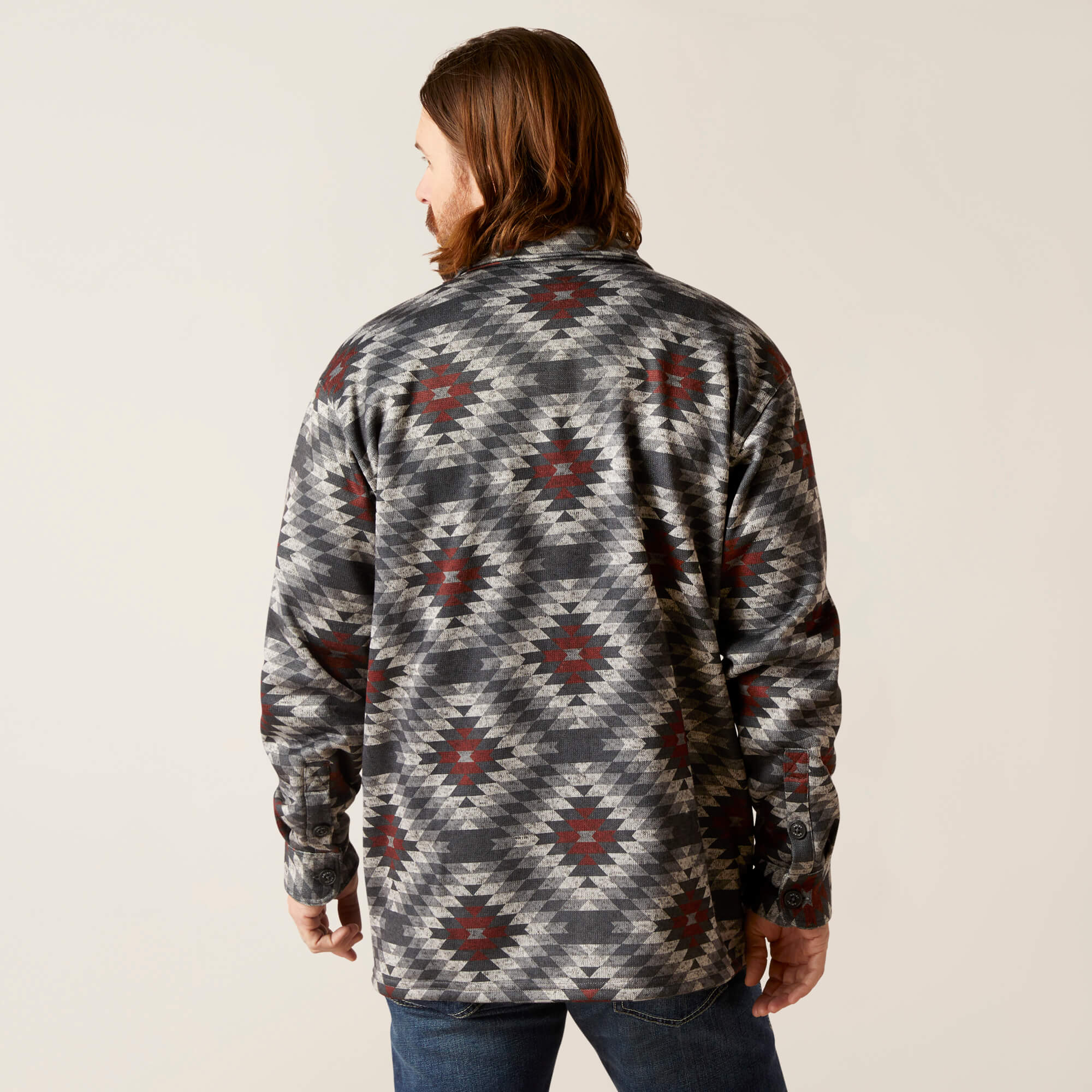 Chamarra con camisa estampada Caldwell 