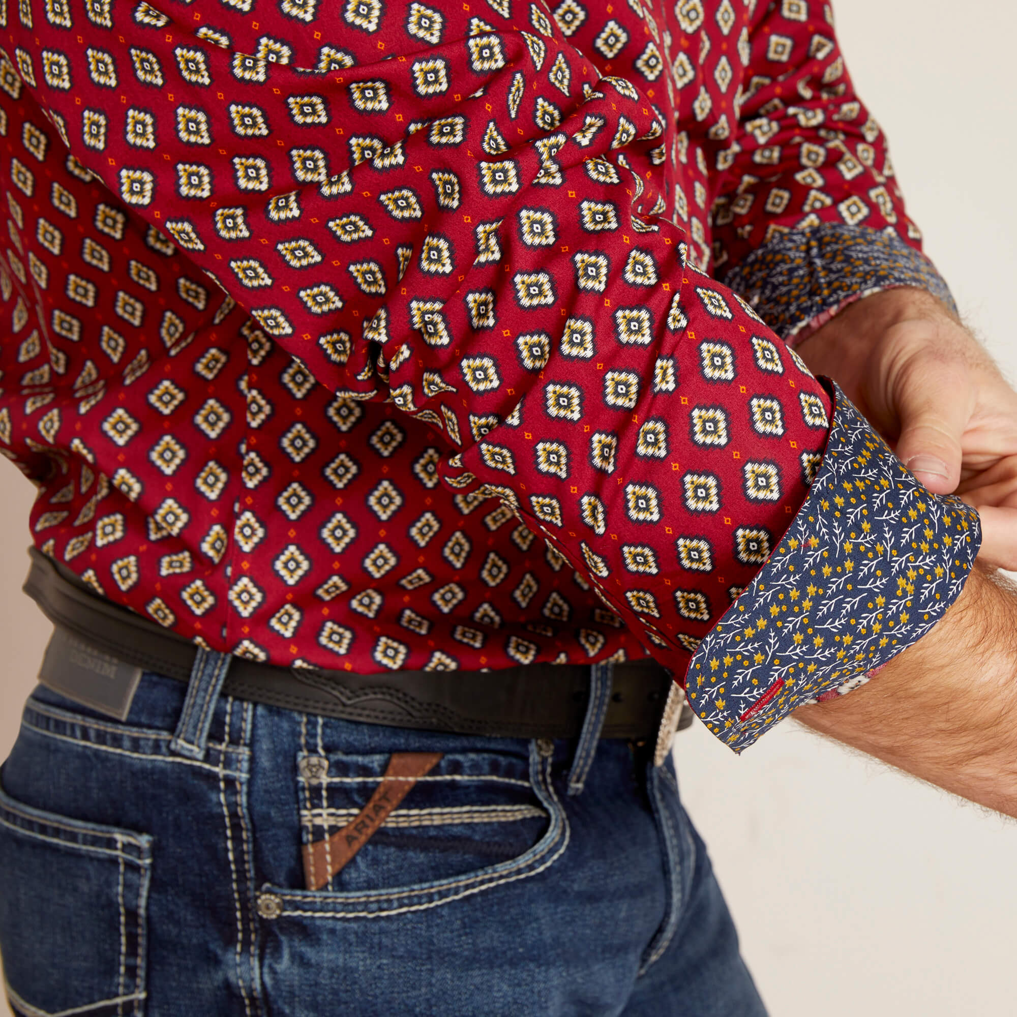 Camisa ajustada Kyler sin arrugas 