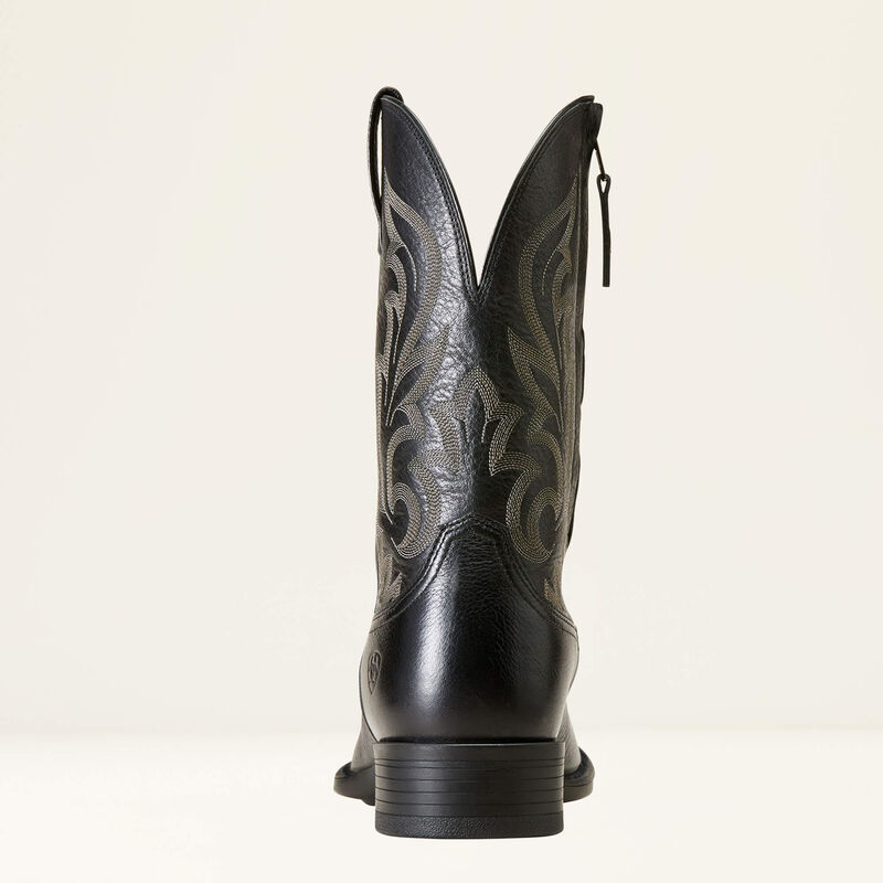 Bota vaquera ultradelgada con cremallera 