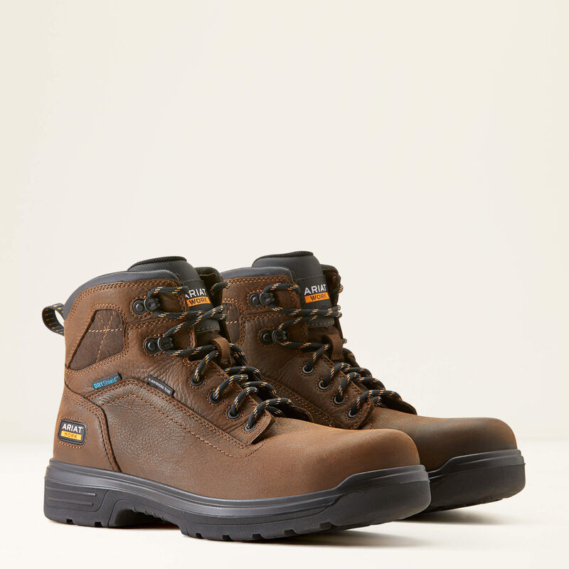 Bota de trabajo Turbo de 6" con punta de carbono impermeable