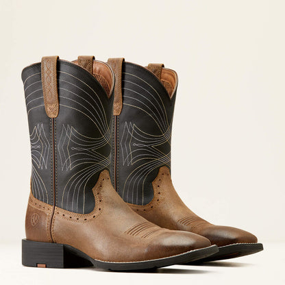 Sport Wide Square Toe Cowboy Boot