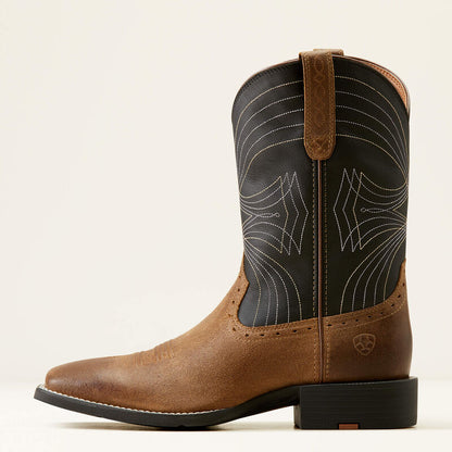 Sport Wide Square Toe Cowboy Boot