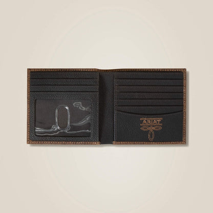 Pebble Leather Trifold Wallet