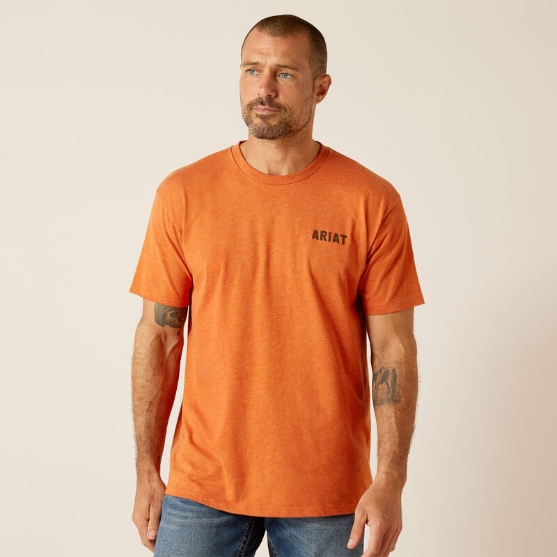 Camiseta con calavera de cascabel 