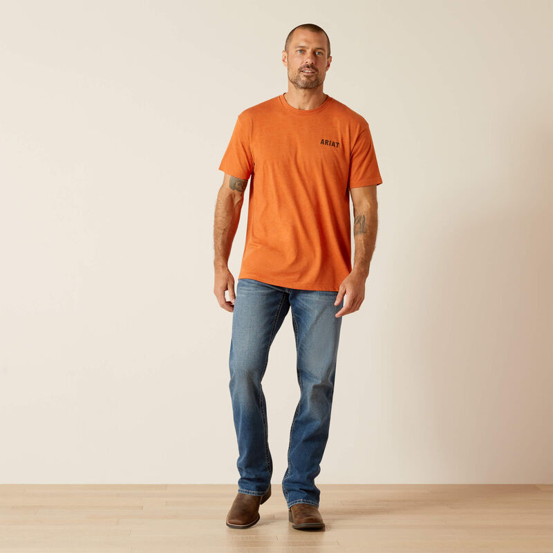 Camiseta con calavera de cascabel 