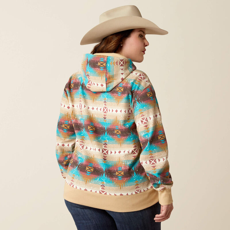 Sudadera con capucha Lunas