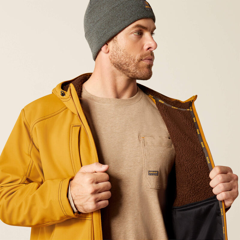 Rebar Sherpa Stretch Canvas Softshell Jacket