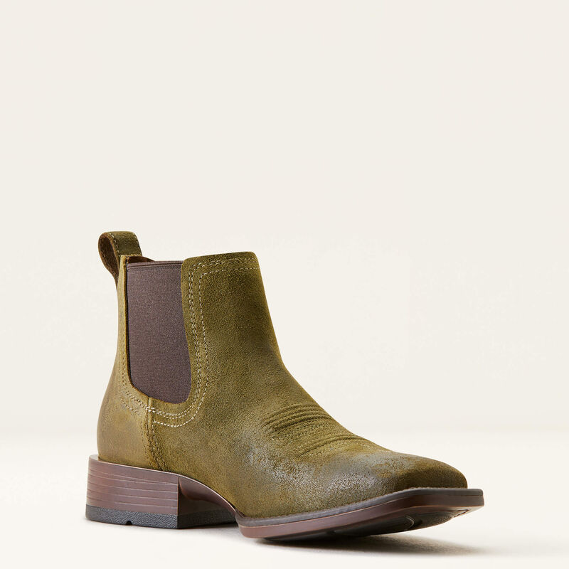Bota vaquera con punta cuadrada ancha Booker Chelsea