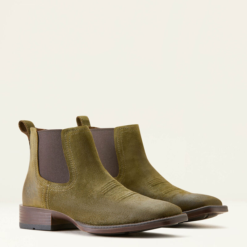 Bota vaquera con punta cuadrada ancha Booker Chelsea
