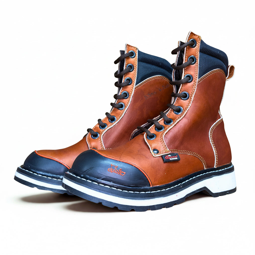 Cerro 750 Industrial Piel Nuez DD Puntera Acero Work Boot