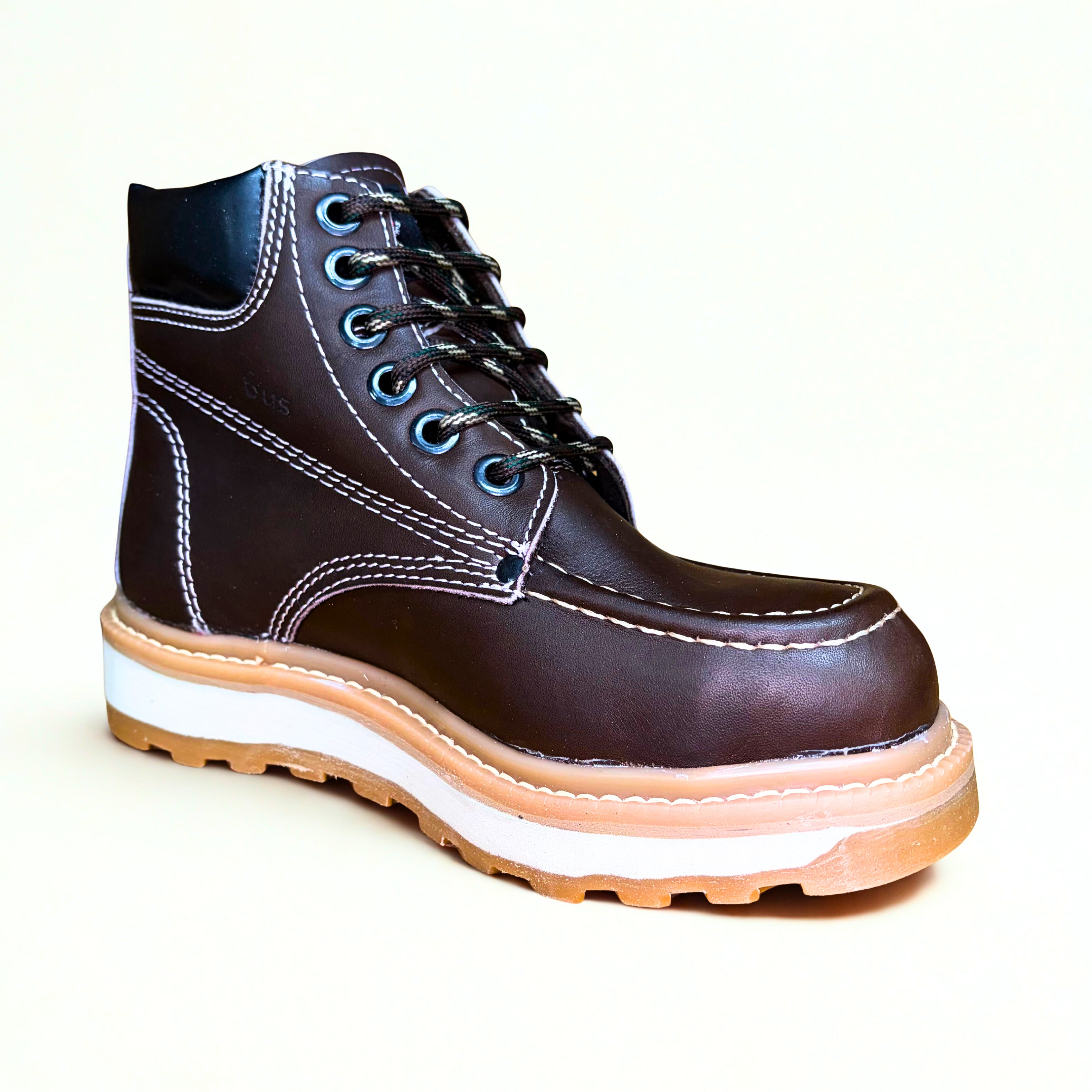 Cerro 545 Piel Cafe Cactus Casco Work Boot