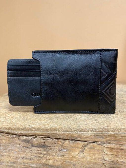 MN Black Stitching Wallet