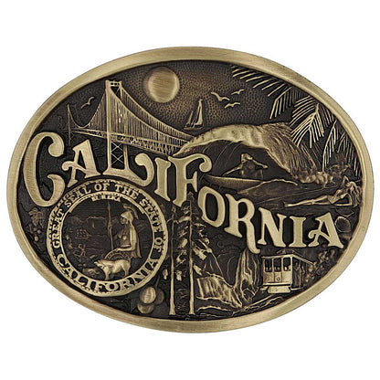 California State Heritage Attitude Buckle