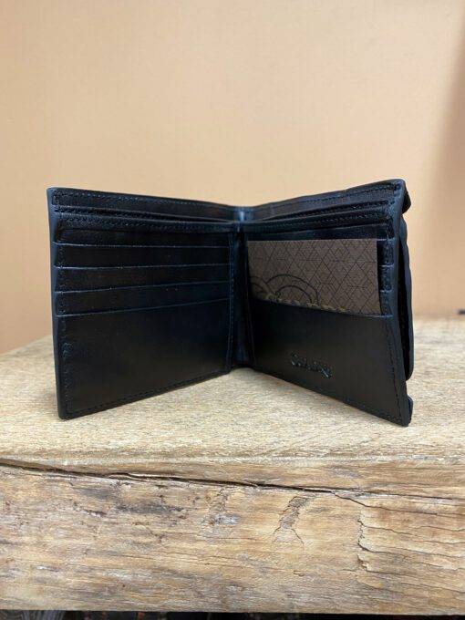 MN Black Stitching Wallet