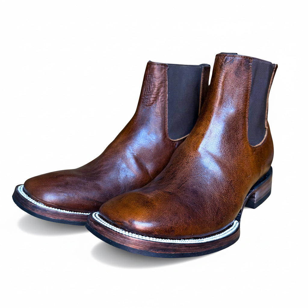 Cerro Flooter 1760 Whisky Cafe Square Toe Botin