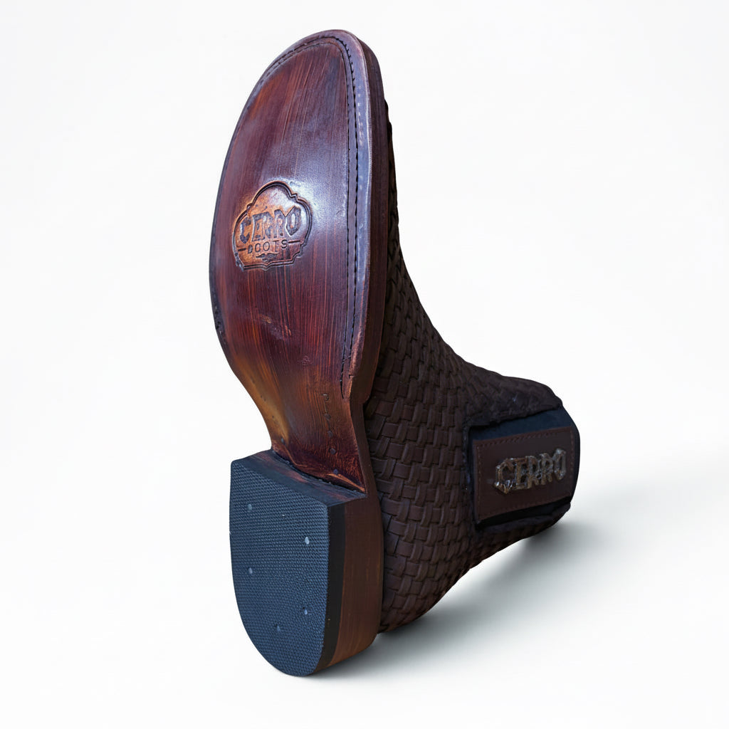 Cerro Petatillo Cafe Square Toe Botin