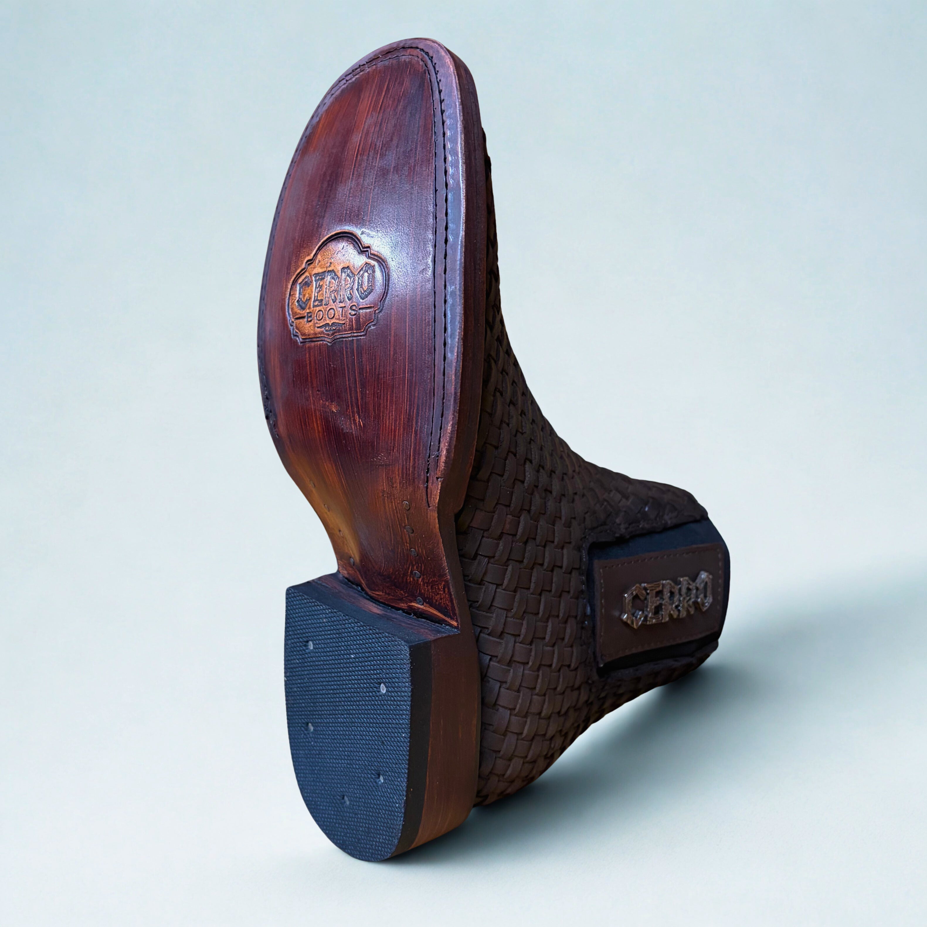 Cerro Petatillo Cafe Square Toe Botin