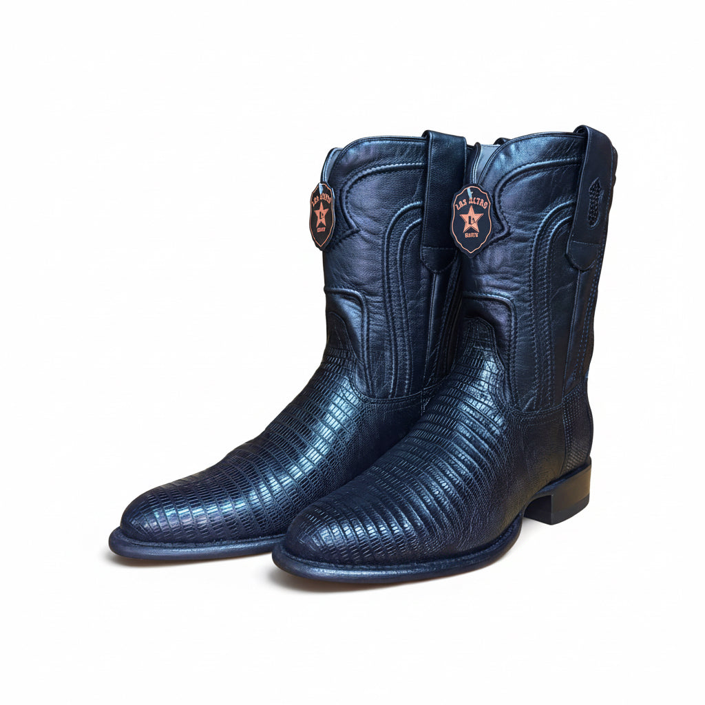 Lizard Teju Black Roper Boot