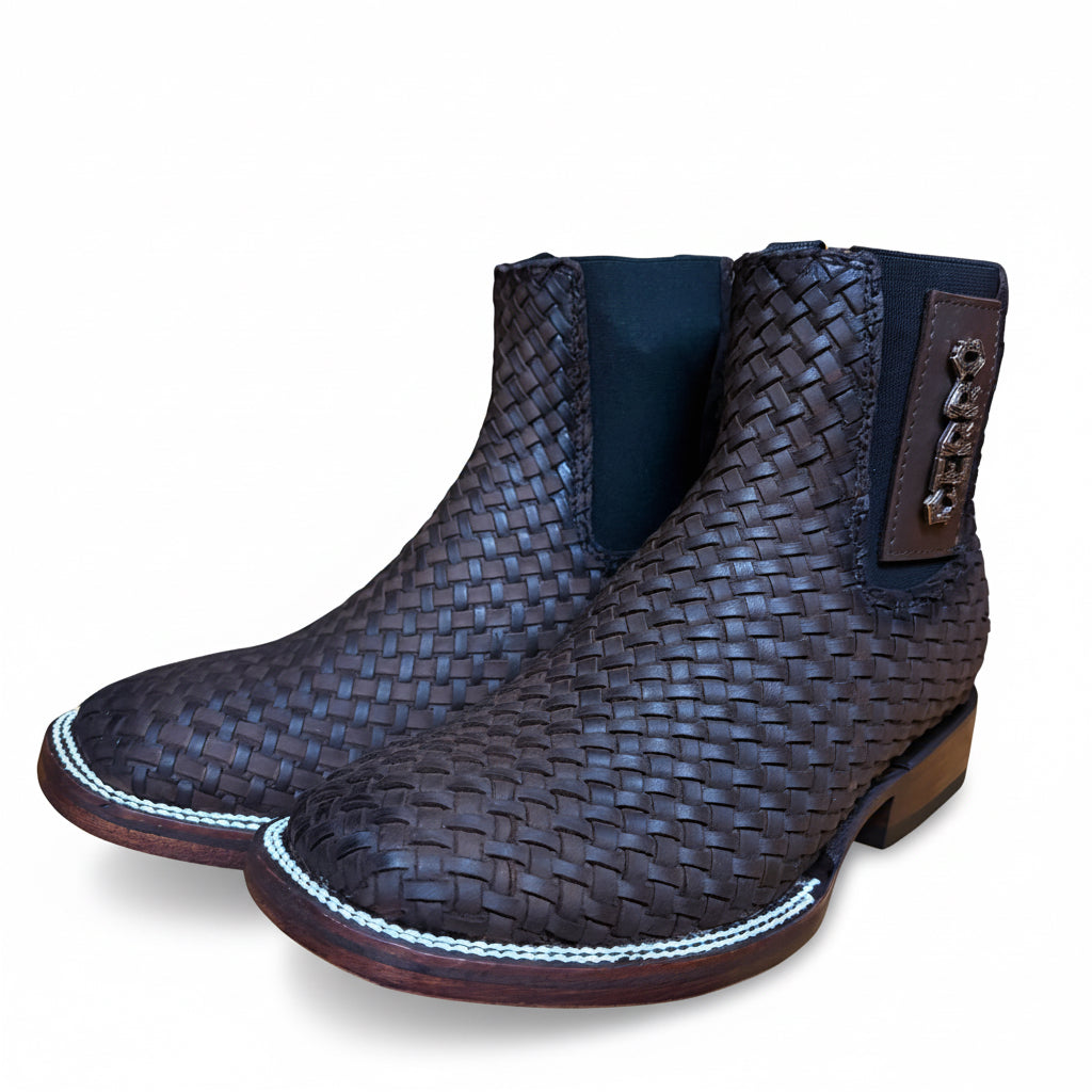 Cerro Petatillo Cafe Square Toe Botin