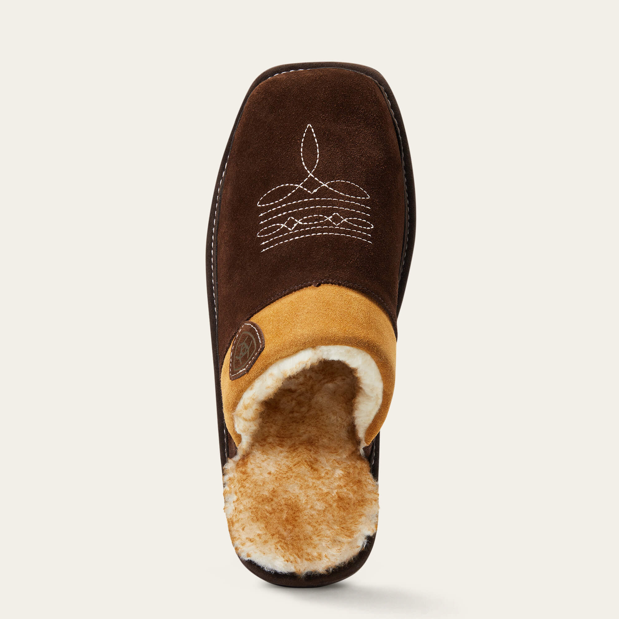 Zapatilla de punta cuadrada de platero