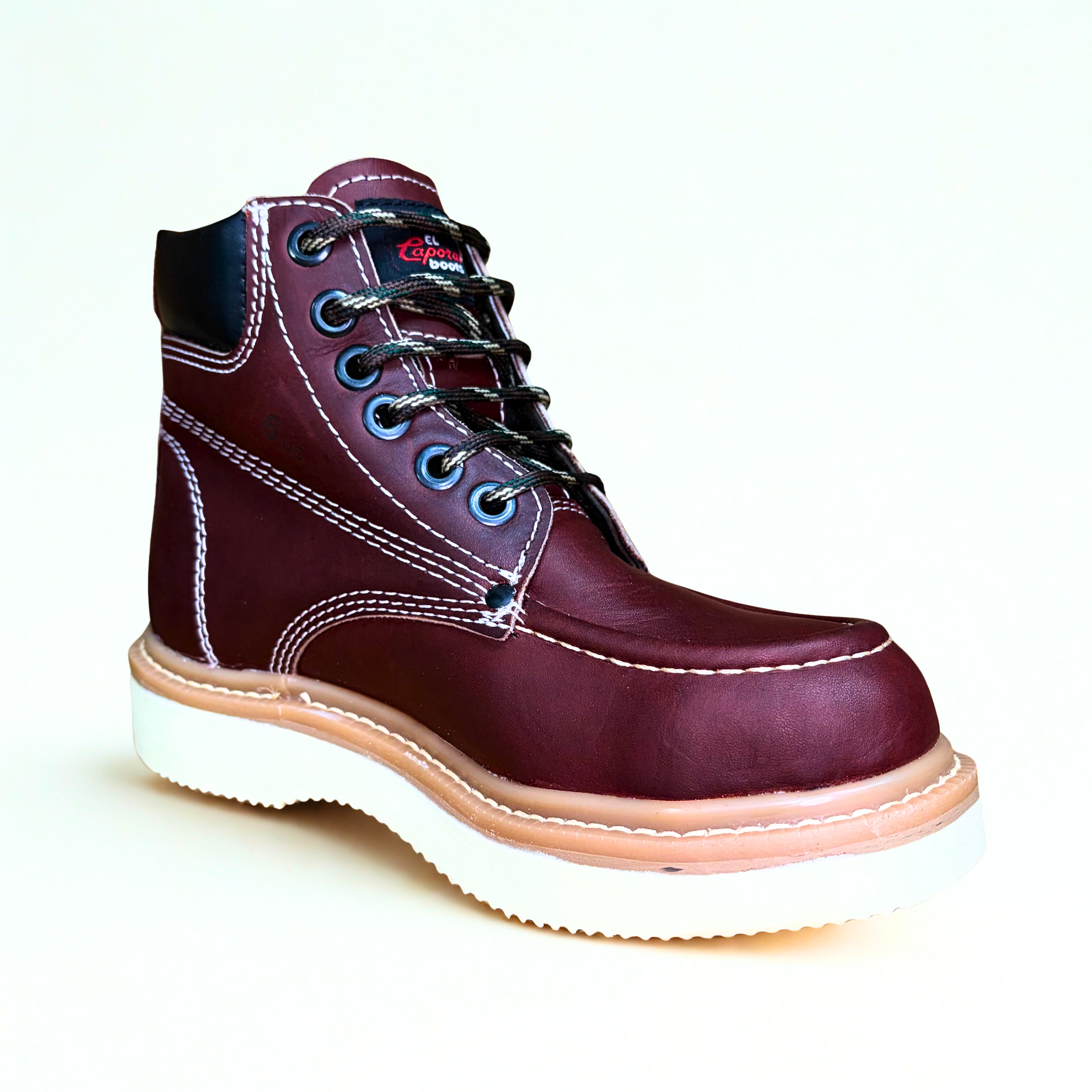 Cerro 535 Piel Shedron Rayas Casco Work Boot